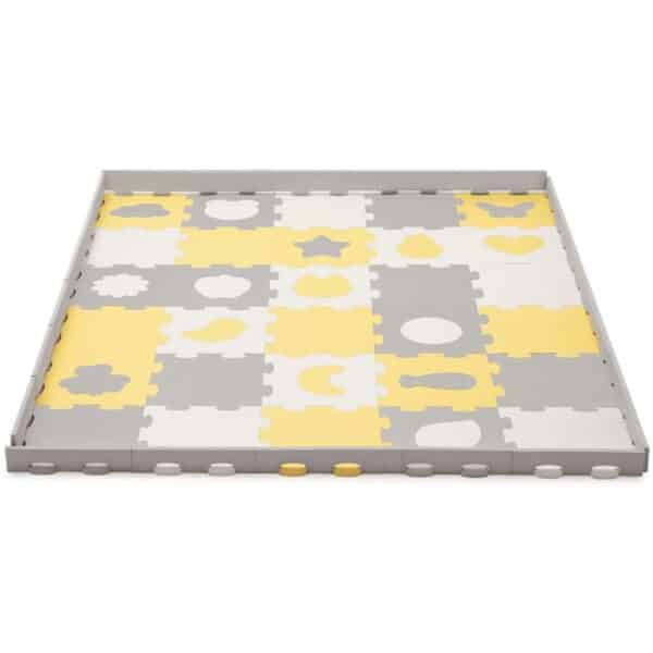 Tapis puzzle shape enfant Luno mousse jaune - Kinderkraft Produits