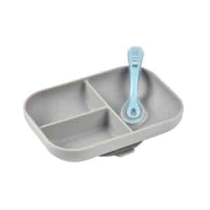 Set repas silicone gris Béaba Produits