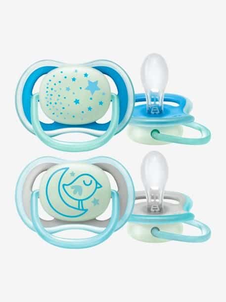 Lot de 2 sucettes 6-18 mois phosphorescentes Ultra Air Night Philips AVENT Produits