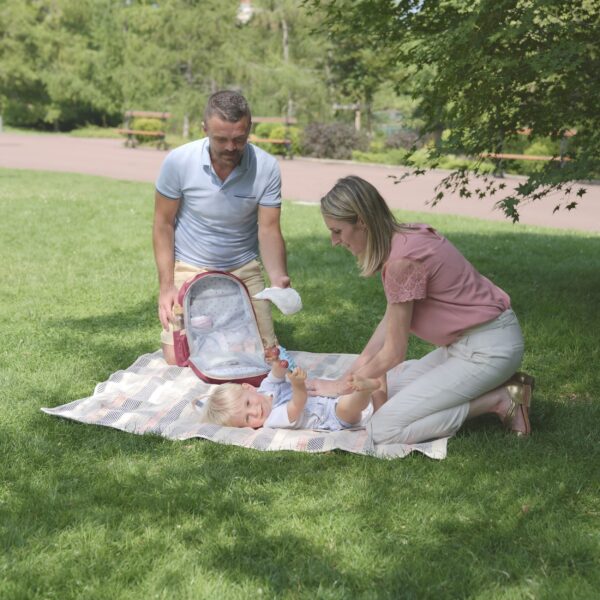 Sac à dos à langer multi-poches Pyla bordeaux Babymoov Produits