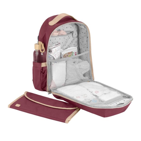 Sac à dos à langer multi-poches Pyla bordeaux Babymoov Produits