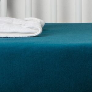 Drap housse coton bio bleu 60x120cm pour lit bébé Produits