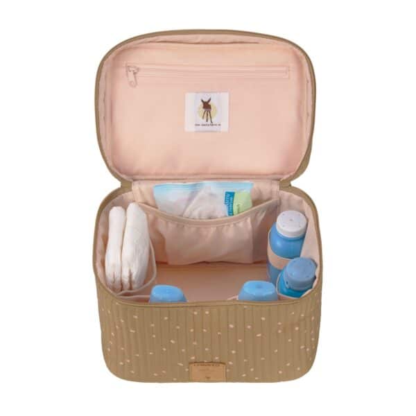 Vanity Pour Bébé Nomade Points Curry - Lassig Produits