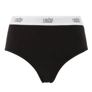 Culotte Post-Partum absorbante Bodyguard noire Cache coeur Produits