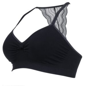 Brassière de grossesse et d'allaitement Serenity noir Cache coeur Produits