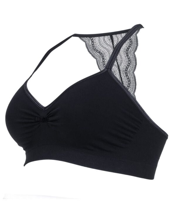 Brassière de grossesse et d'allaitement Serenity noir Cache coeur Produits