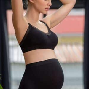 Brassière de grossesse et d'allaitement Milk noir Cache coeur Produits