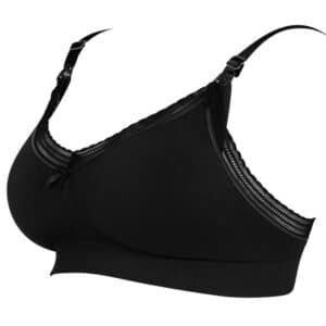 Brassière de grossesse et d'allaitement Milk noir Cache coeur Produits