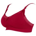 Brassière de grossesse et d'allaitement Milk bordeaux Cache coeur Produits