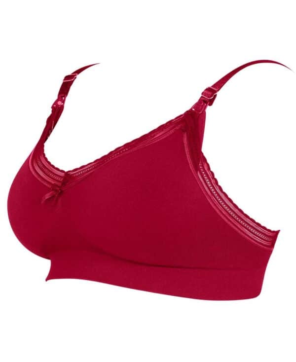 Brassière de grossesse et d'allaitement Milk bordeaux Cache coeur Produits