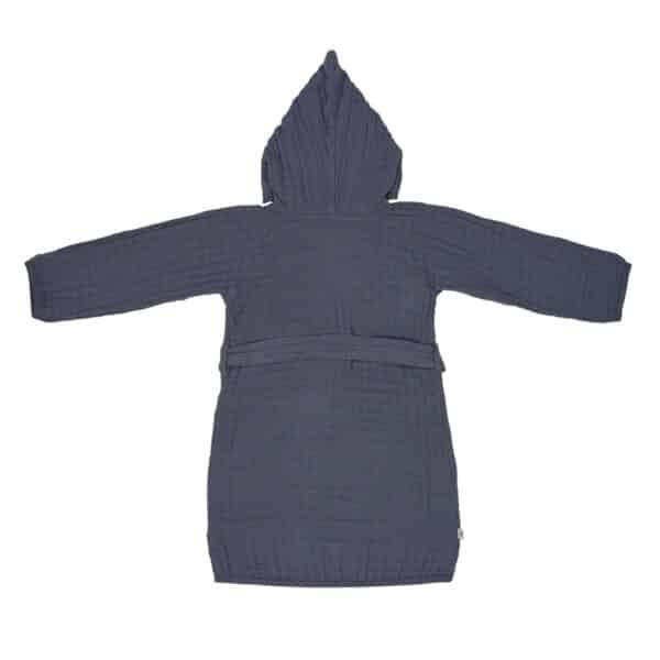 Peignoir en mousseline bleu marine de 24 à 36 mois Lassig Produits