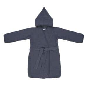 Peignoir en mousseline bleu marine de 24 à 36 mois Lassig Produits