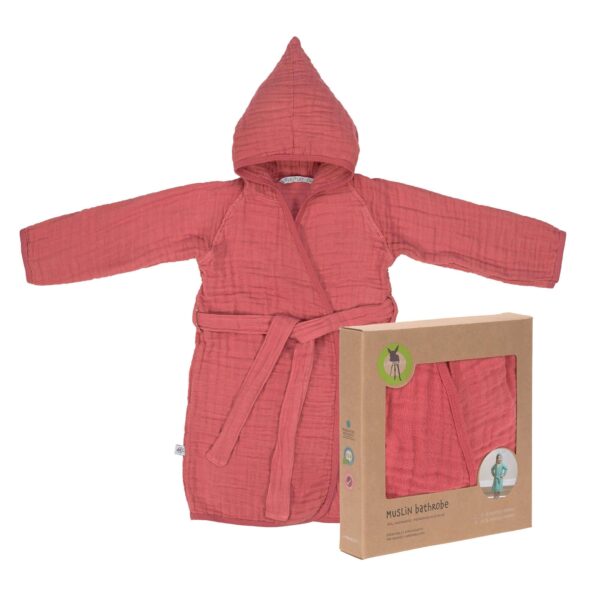 Peignoir en mousseline rose de 24 à 36 mois Lassig Produits