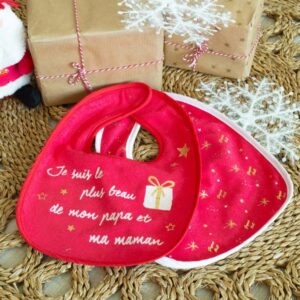 Lot de 2 bavoirs Noel Produits