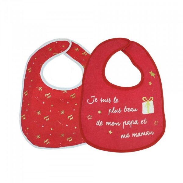 Lot de 2 bavoirs Noel Produits
