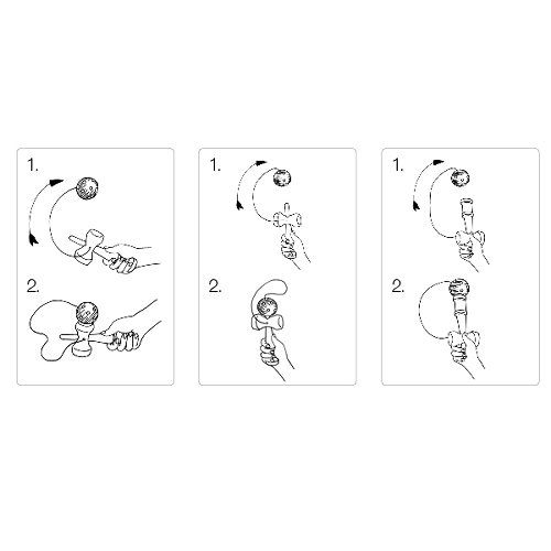 Bilboquet Kendama bleu Goki Produits