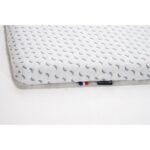 Matelas de voyage pliant Ocean Friendly Blanc/Bleu 60 x 120 cm Candide Produits