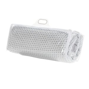 Matelas de voyage pliant Ocean Friendly Blanc/Bleu 60 x 120 cm Candide Produits