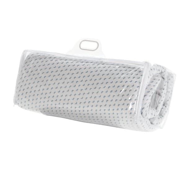 Matelas de voyage pliant Ocean Friendly Blanc/Bleu 60 x 120 cm Candide Produits