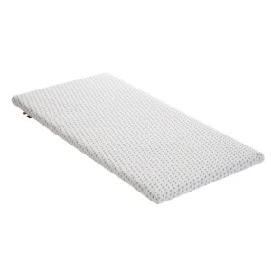 Matelas de voyage pliant Ocean Friendly Blanc/Bleu 60 x 120 cm Candide Produits