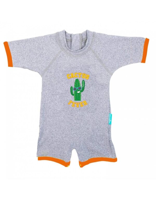 Combinaison anti UV bébé mixte gris chiné Cactus Fever Produits