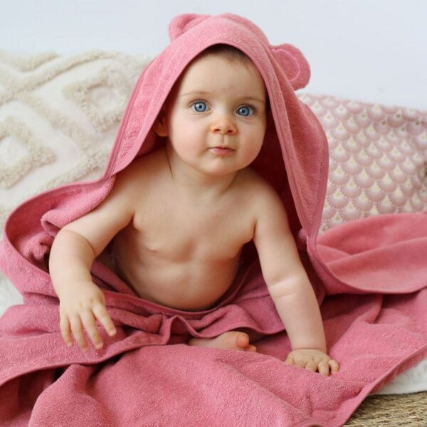 Sortie de bain ourson rose 3KG7 Produits