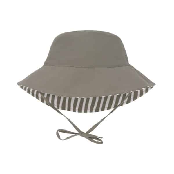 Chapeau anti-UV réversible, Rayé Olive 48/49 Lassig Produits