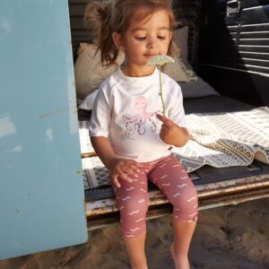 Short de Plage - Anti-UV, Vagues Bois de Rose 6mois Lassig Produits