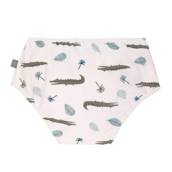 Couche Maillot de Bain Garçon Crocodile Blanc 6 mois Lassig Produits