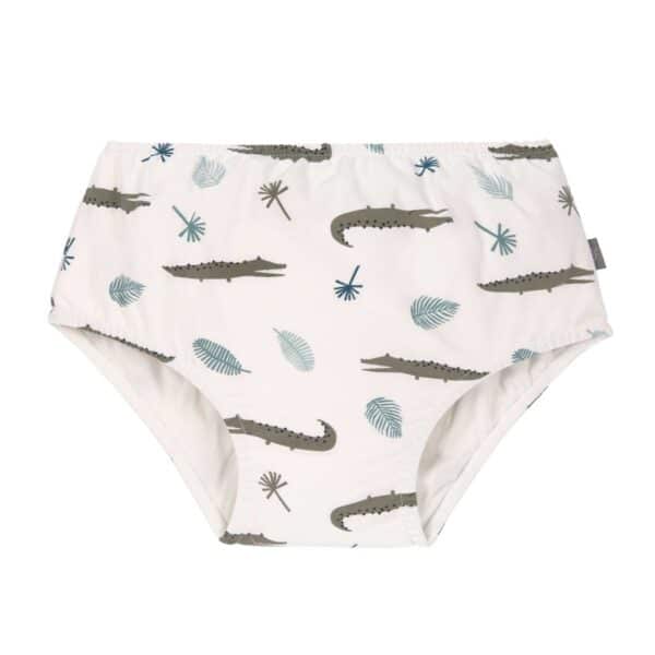 Couche Maillot de Bain Garçon Crocodile Blanc 6 mois Lassig Produits