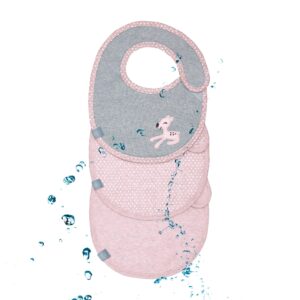 Lot 3 bavoirs petit éponge imperméable Lela Produits