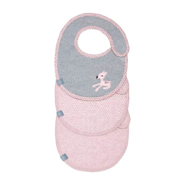 Lot 3 bavoirs petit éponge imperméable Lela Produits