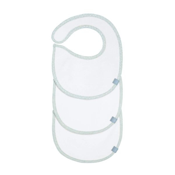 Lot 3 bavoirs petit éponge imperméable Lela Produits