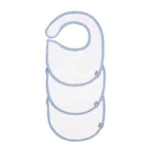 Lot 3 bavoirs petit éponge imperméable Lela Produits