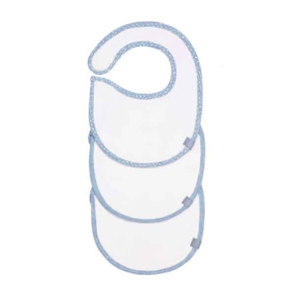 Lot 3 bavoirs petit éponge imperméable Lela Produits