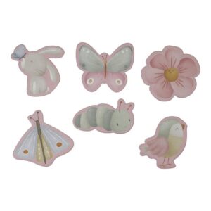 6 in 1 Puzzles de Formes Flowers & Butterflies Little dutch Produits