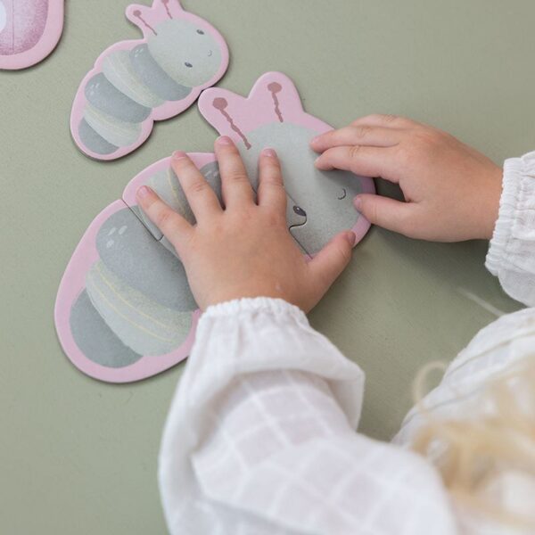 6 in 1 Puzzles de Formes Flowers & Butterflies Little dutch Produits