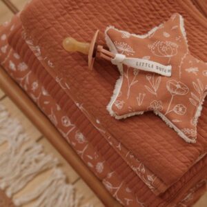 Doudou attache-sucette Wild Flowers Rust Little dutch Produits