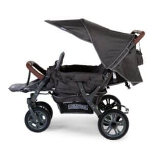 Poussette triple 3 places anthracite Childhome Produits