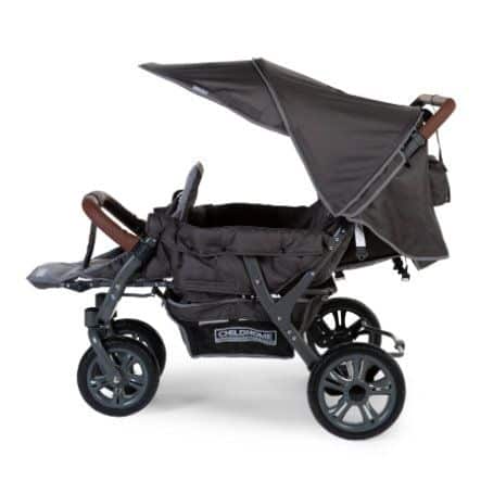 Poussette triple 3 places anthracite Childhome Produits