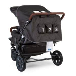 Poussette triple 3 places anthracite Childhome Produits