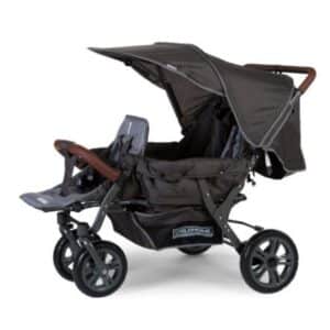 Poussette triple 3 places anthracite Childhome Produits