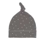 Bonnet Bébé GOTS 3-6mois pois Anthracite Produits