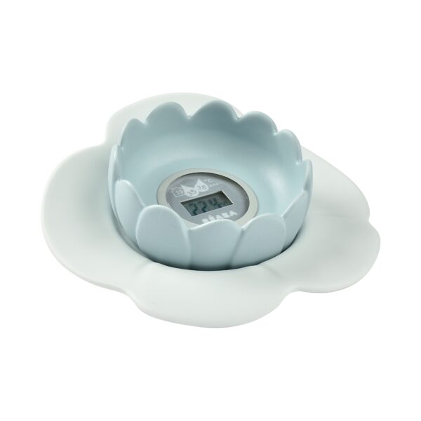 Thermomètre de bain lotus bleu vert Béaba Produits