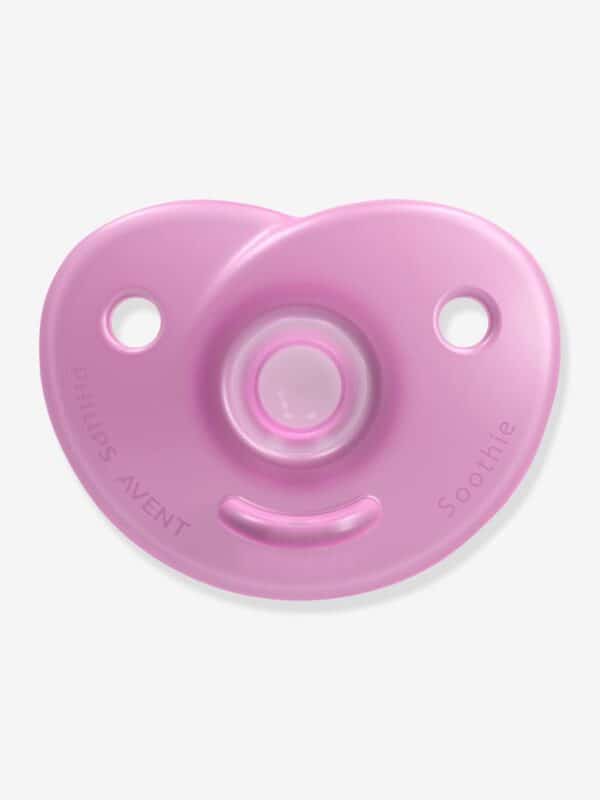 Lot de 2 sucettes nouveau-né rose pâle + rose framboise Philips AVENT Soothie Produits