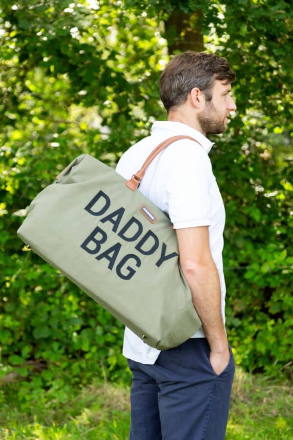 Sac à langer DADDY BAG toile Kaki Childhome Produits