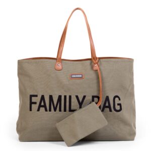 Sac à langer FAMILY BAG toile Kaki Childhome Produits