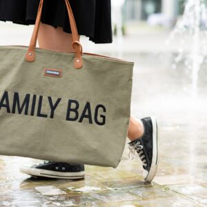 Sac à langer FAMILY BAG toile Kaki Childhome Produits