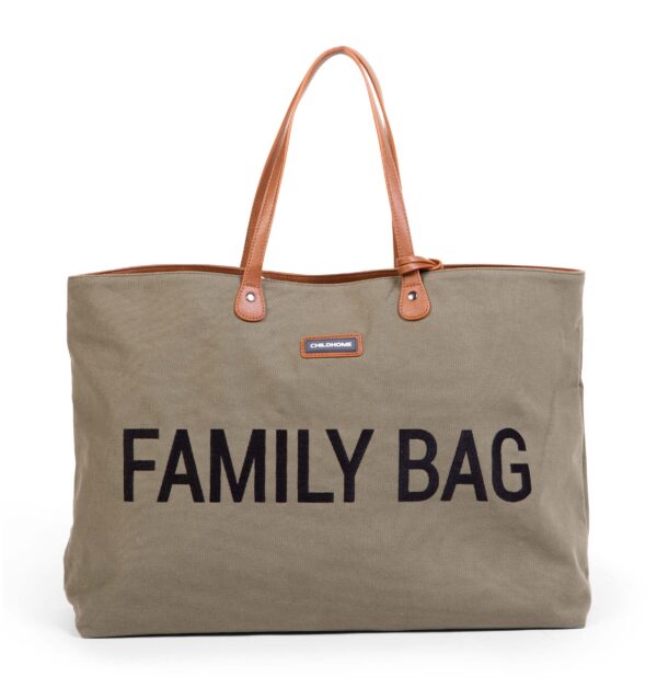 Sac à langer FAMILY BAG toile Kaki Childhome Produits