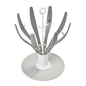 Egoutte-biberon pliable Flower Gris Béaba Produits